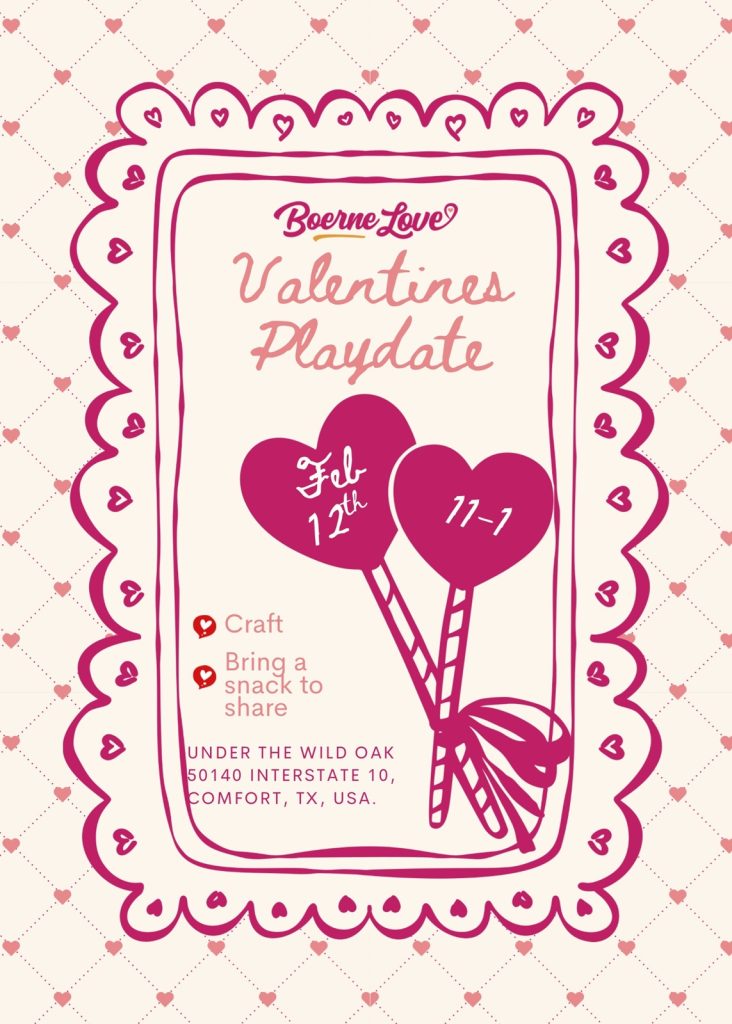 Valentine’s Playdate at Under the Wild Oak Venue