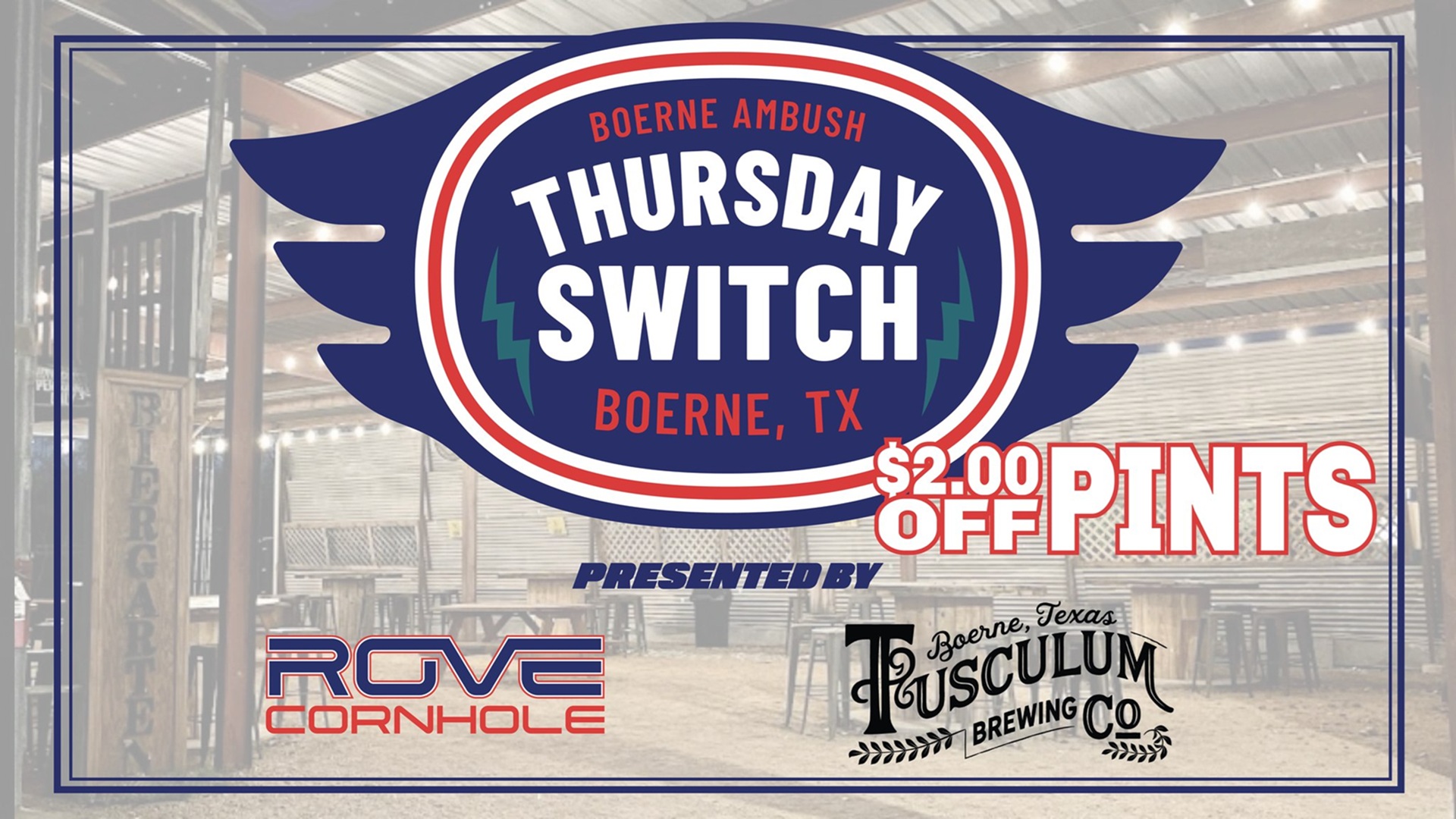 Weekly Switcholio at Tusculum Brewing Company