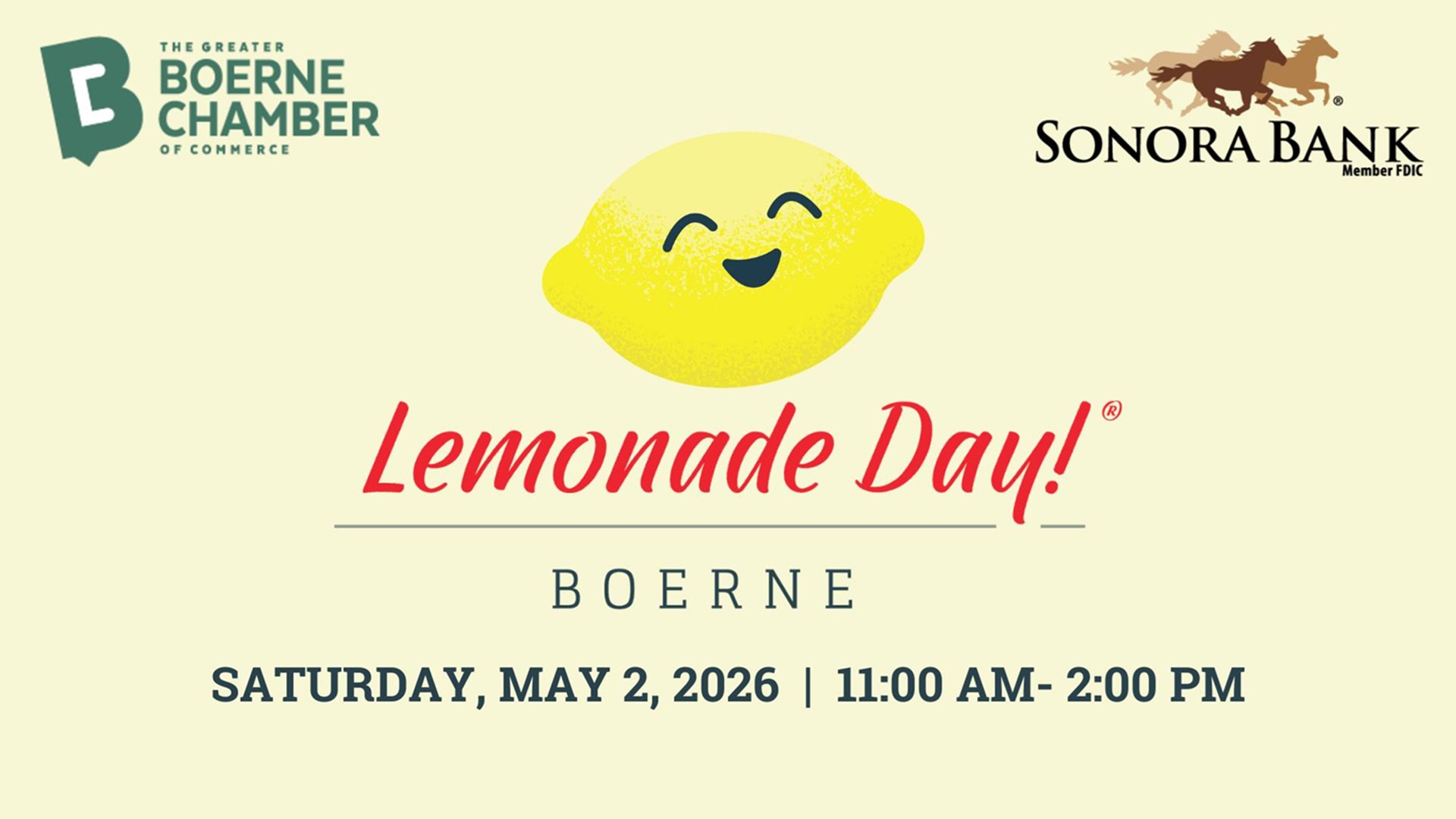 2026 Boerne Lemonade Day Presented by Sonora Bank