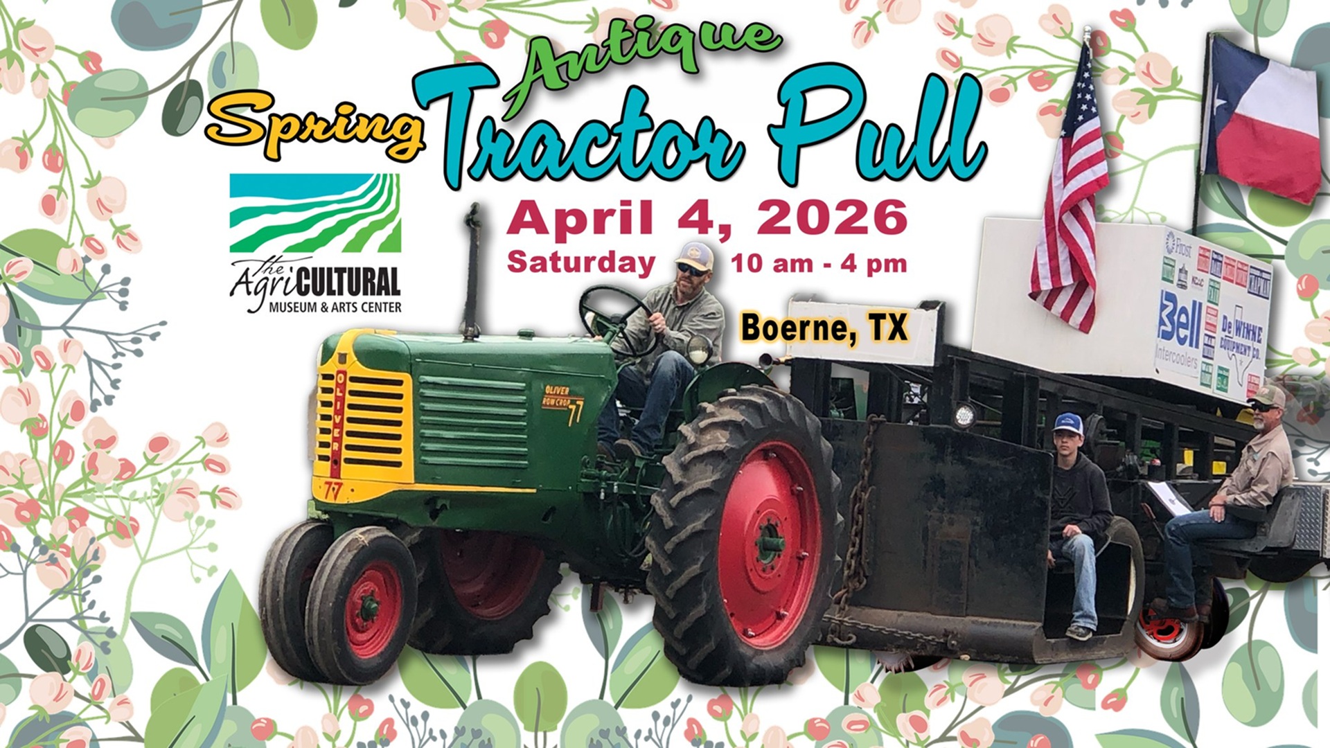 Boerne Spring Antique Tractor Pull at The AgriCultural Museum & Arts Center