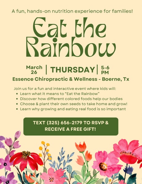 Eat the Rainbow at Essence Chiropractic & Wellness