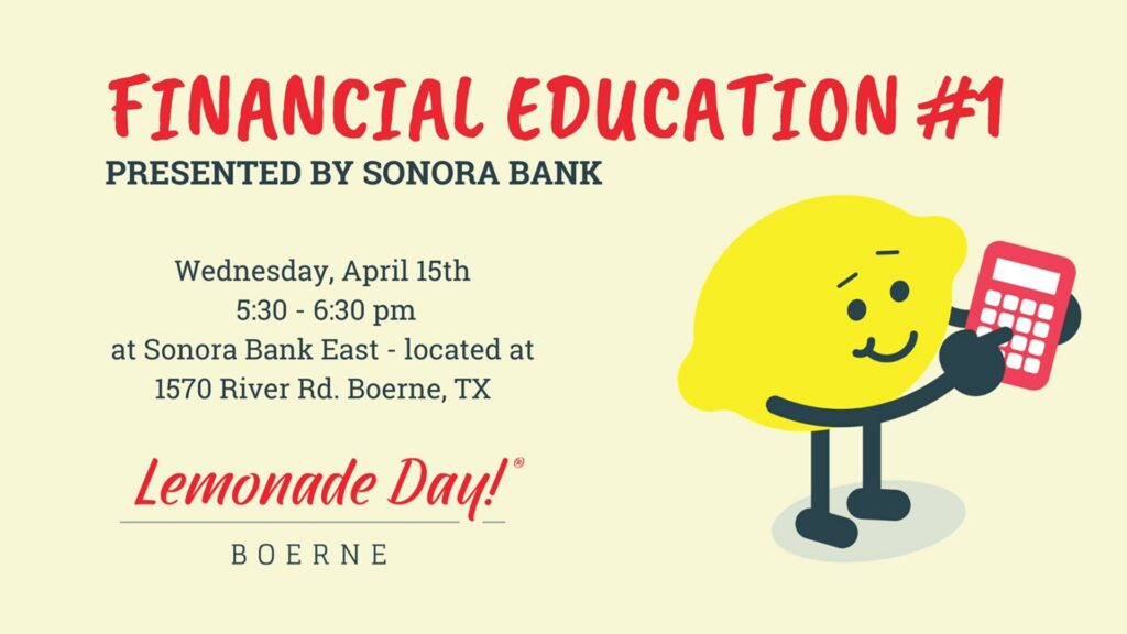 Financial Education Class #1 at Sonora Bank