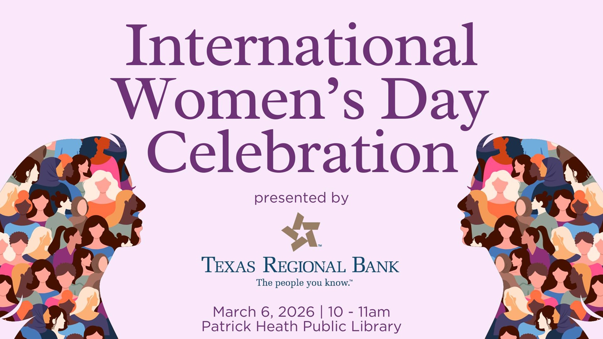 International Women’s Day Celebration at Patrick Heath Public Library