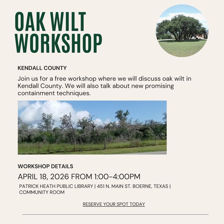 Kendall County Oak Wilt Workshop at Patrick Heath Public Library
