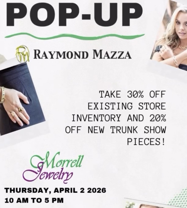 Raymond Mazza Pop-Up Show at Morrell Jewelry
