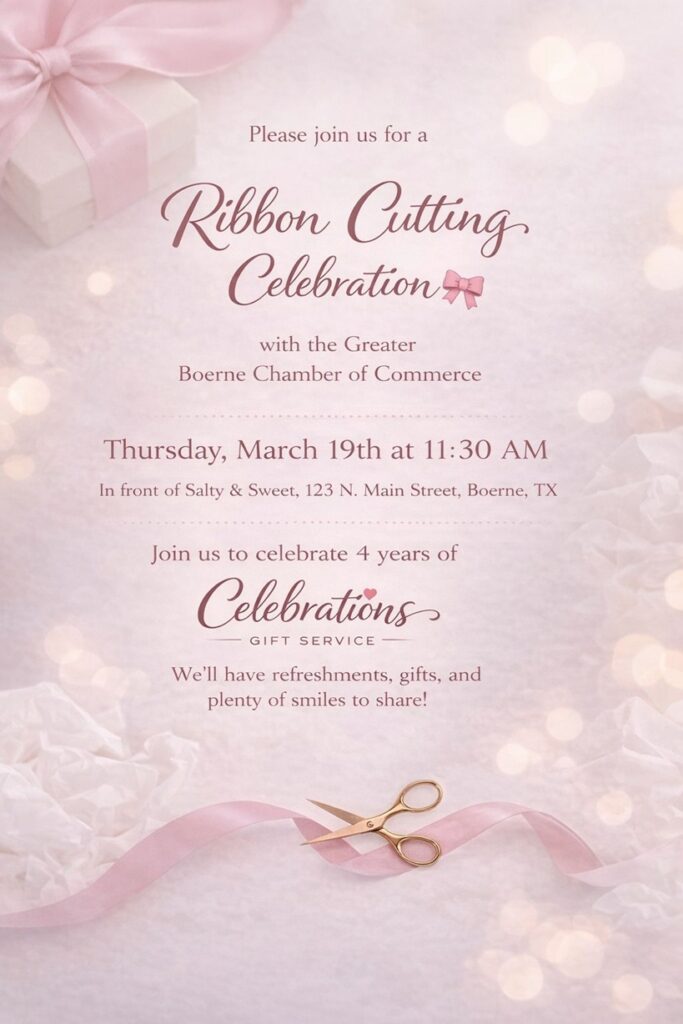 Ribbon Cutting at Salty & Sweet