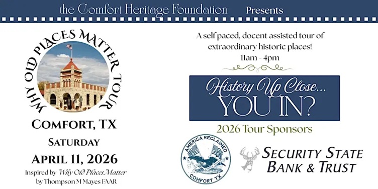 Why Old Places Matter Tour at Comfort Heritage Foundation