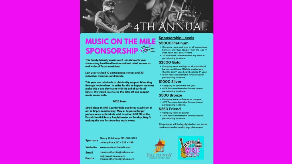 4th Annual Music on the Mile at Texas Treasures Fine Art