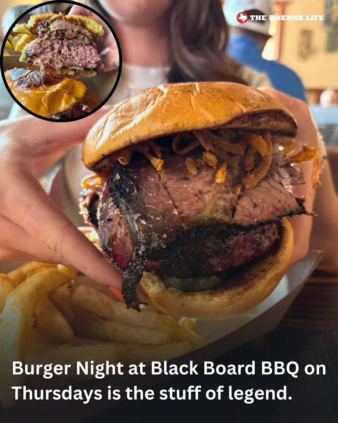 Burger Night at Black Board Bar B Q