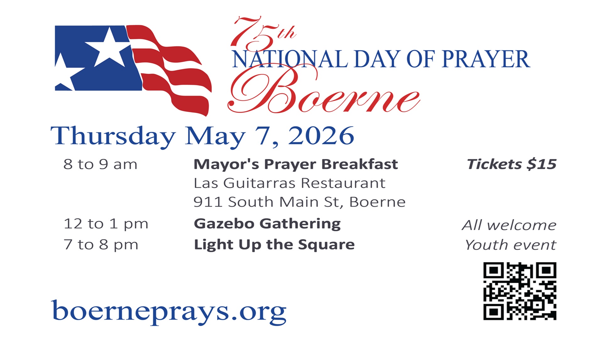 75th National Day of Prayer in Boerne
