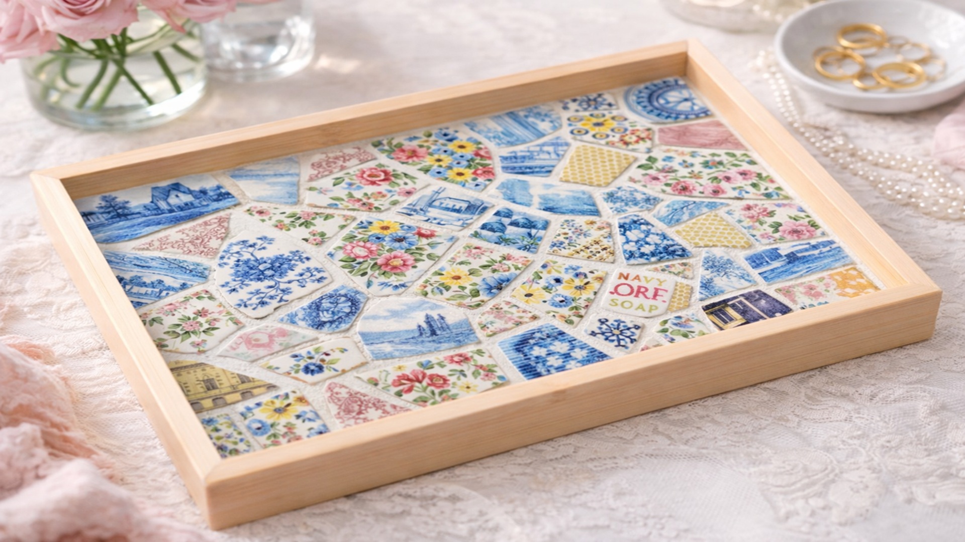 Broken & Gathered: Mosaic Tray Workshop at The Downtown DIY