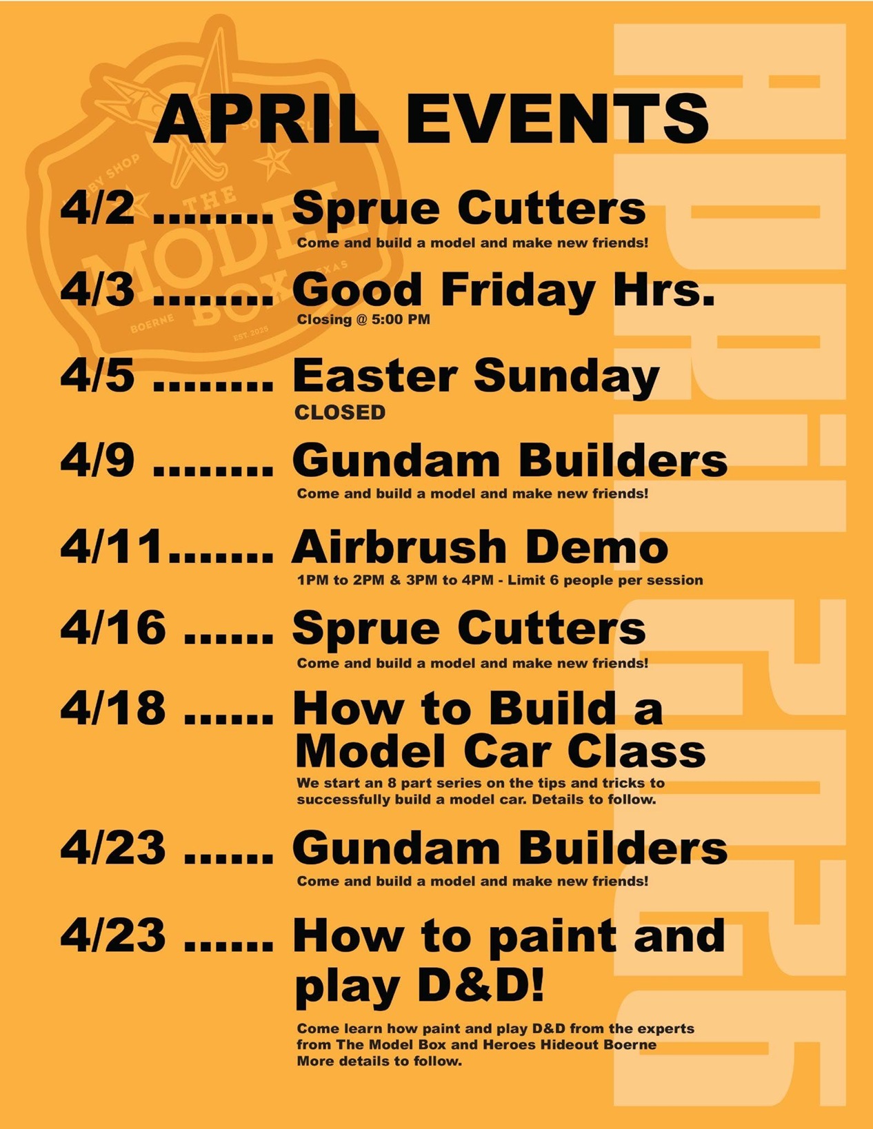 How to Build a Model Car Class at The Model Box