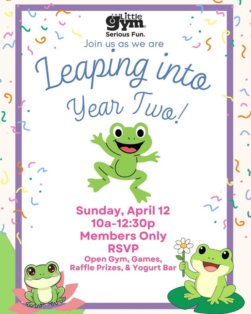 Leaping into Year Two Celebration at The Little Gym of Boerne