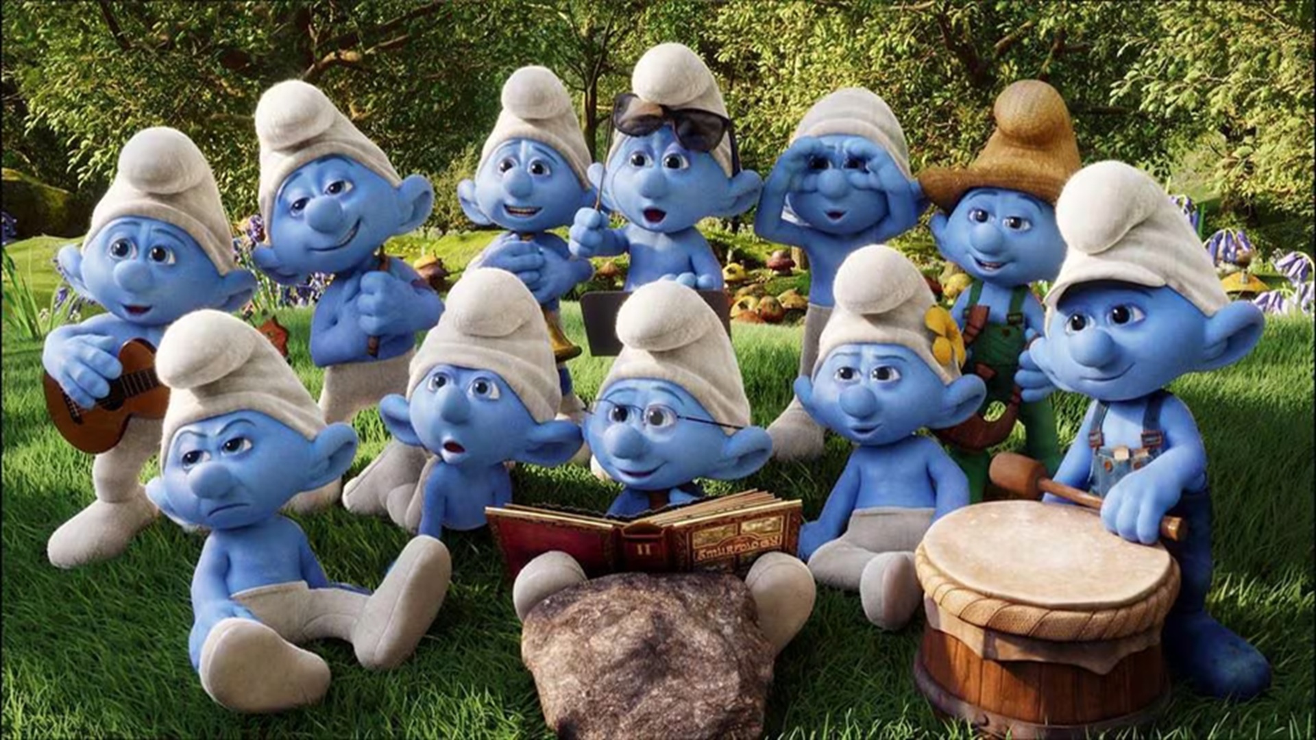 Movie in the Park: Smurfs at Main Plaza