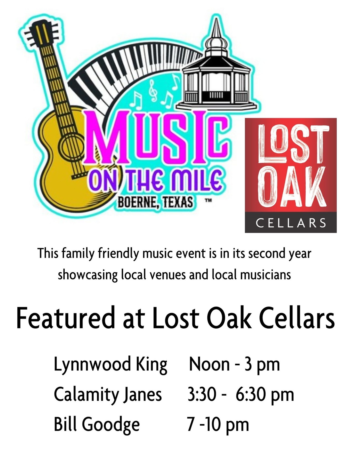 Music on the Mile at Lost Oak Cellars