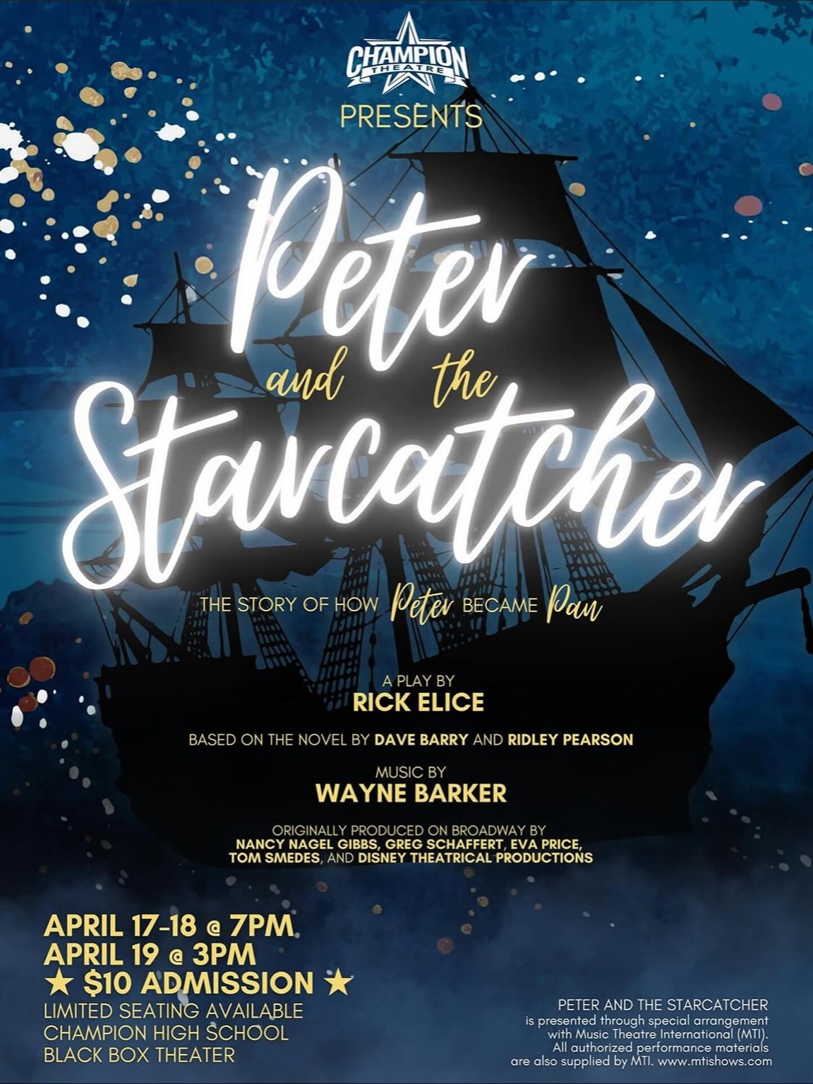 Peter and the Starcatcher at Boerne Champion High School