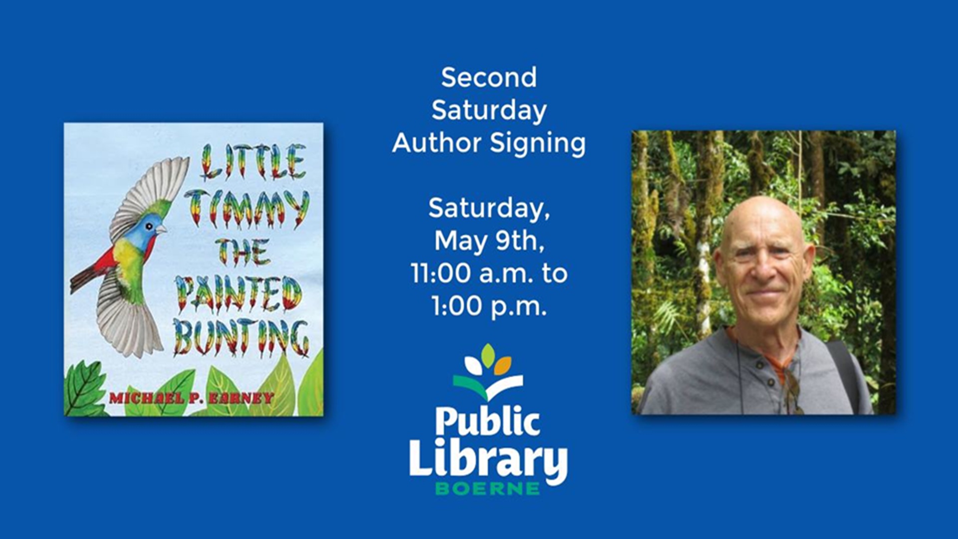 Second Saturday Author Signing: Michael Earney at Patrick Heath Public Library