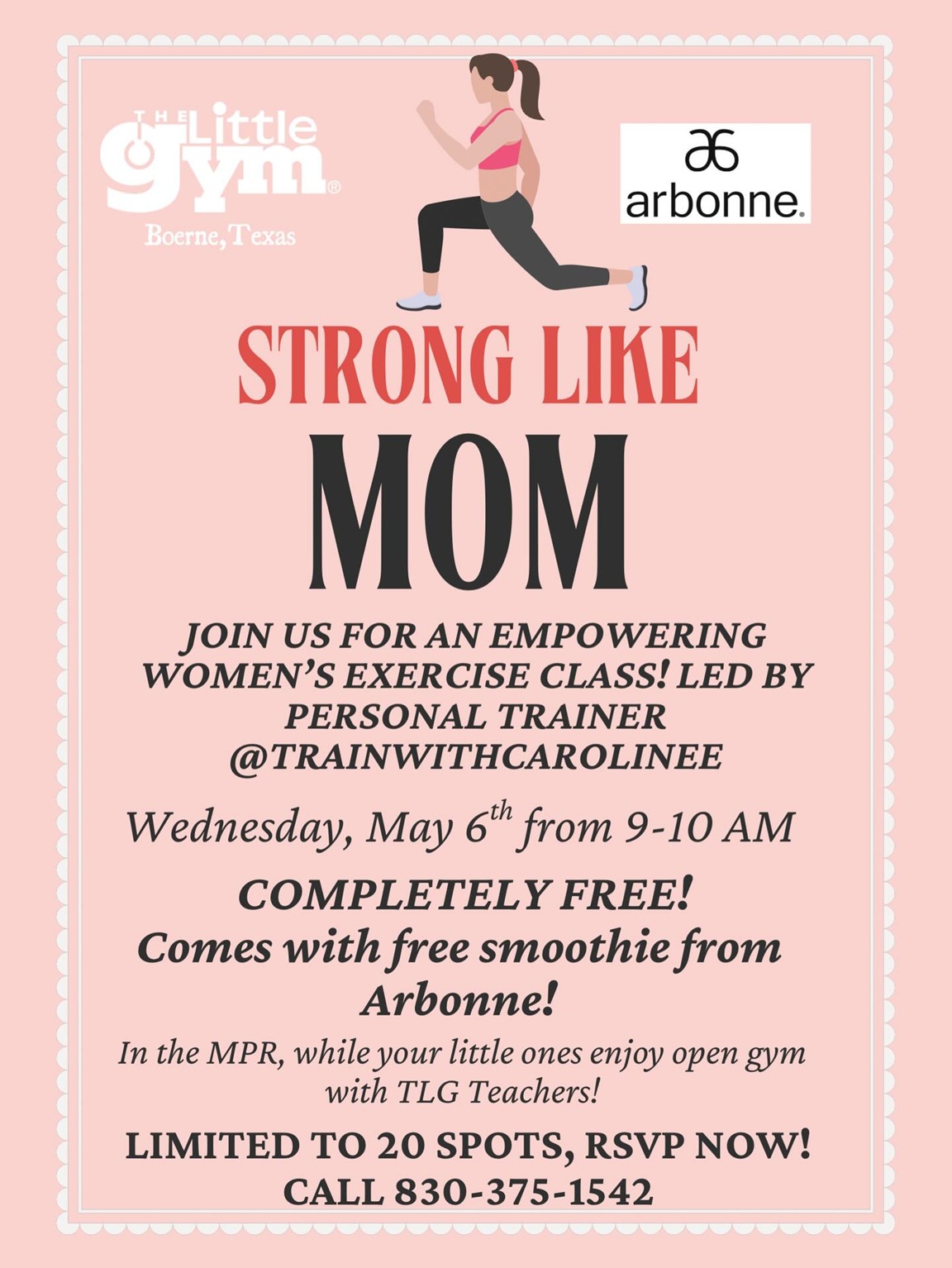 Strong Like Mom at The Little Gym of Boerne