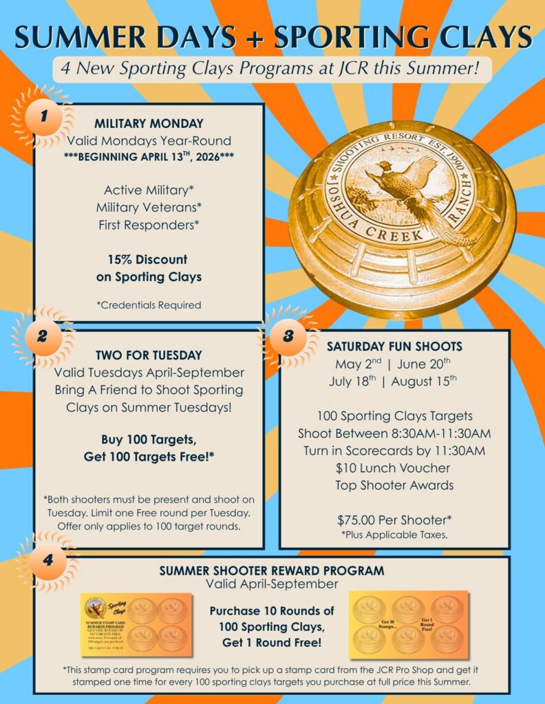 Summer Days + Sporting Clays at Joshua Creek Ranch