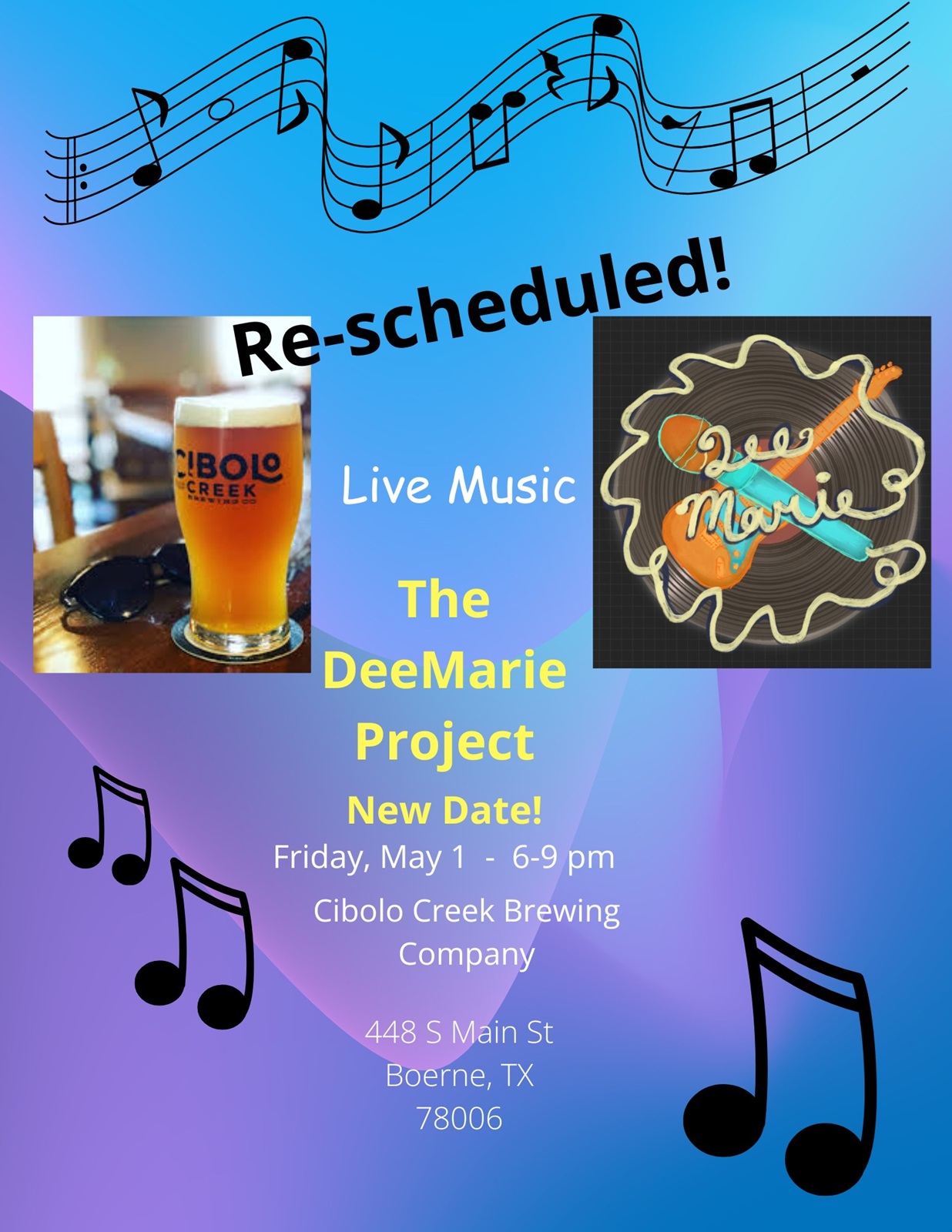 The DeeMarie Project Live at Cibolo Creek Brewing Co.