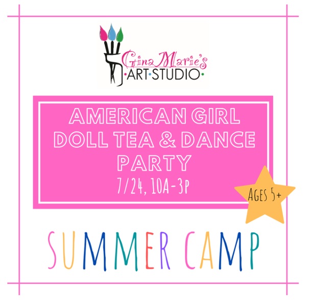 American Girl Doll Tea and Dance Party at Gina Marie’s Art Studio