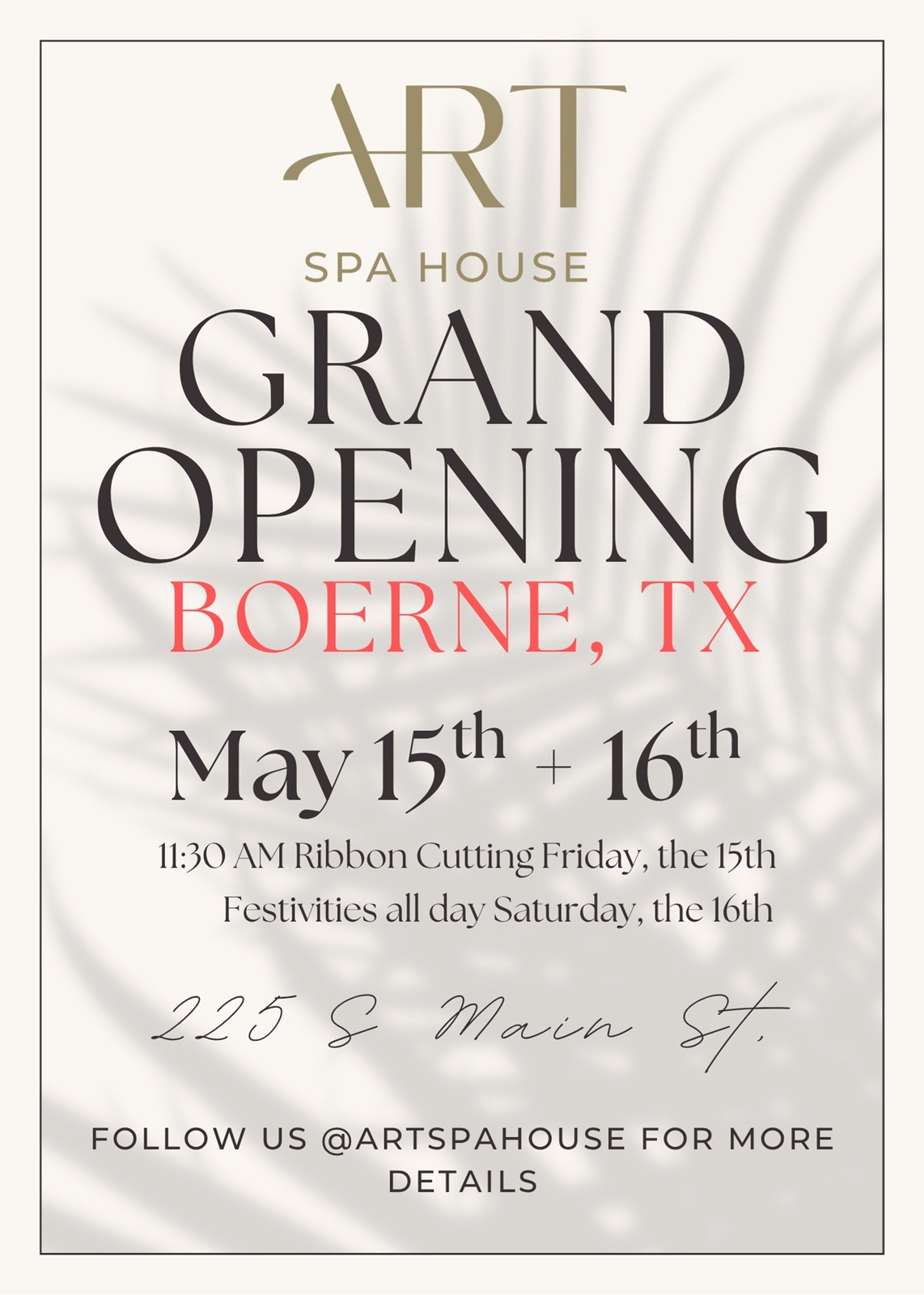 Art Spa House Grand Opening at Art Spa House