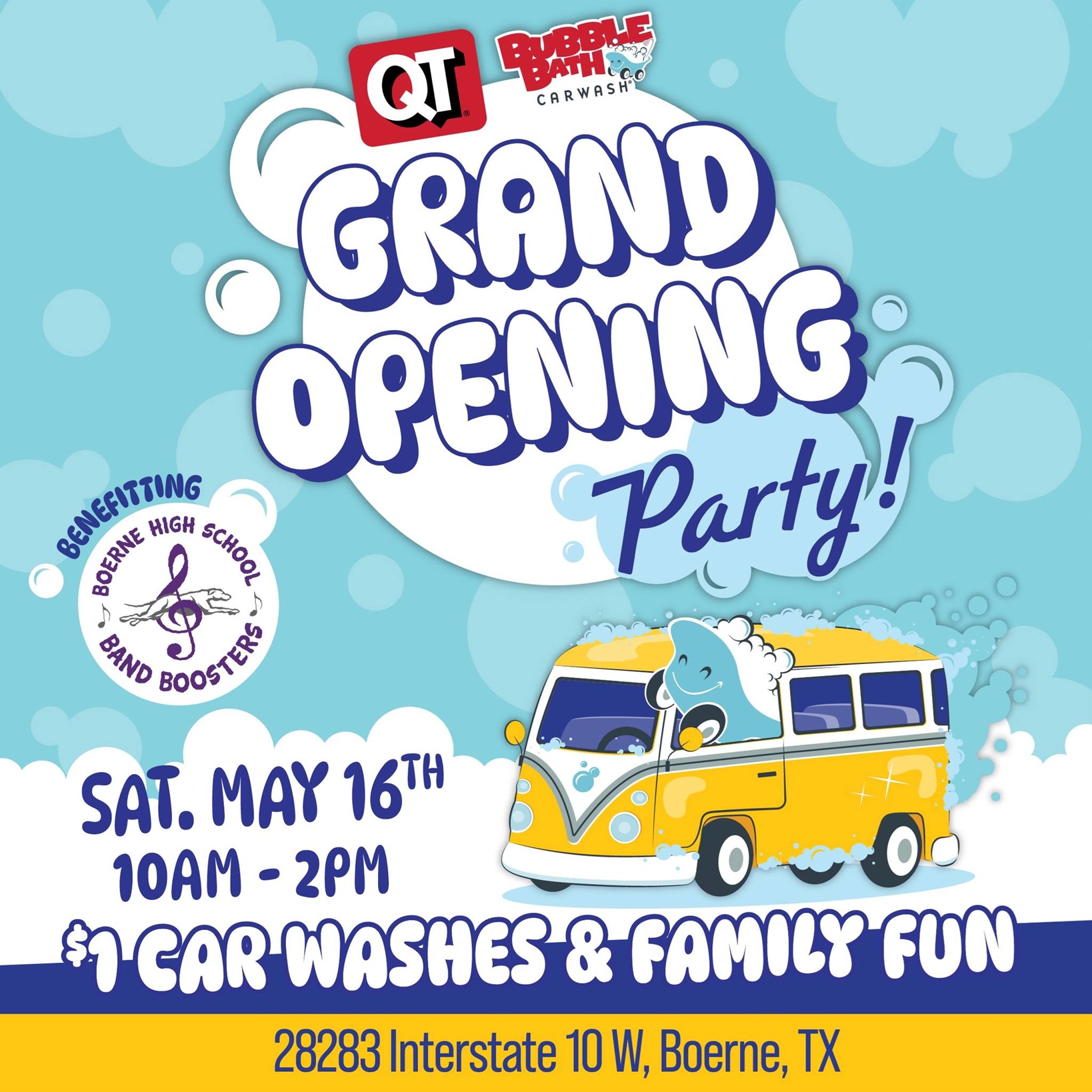 Bubble Bath Car Wash Grand Opening at Bubble Bath Car Wash