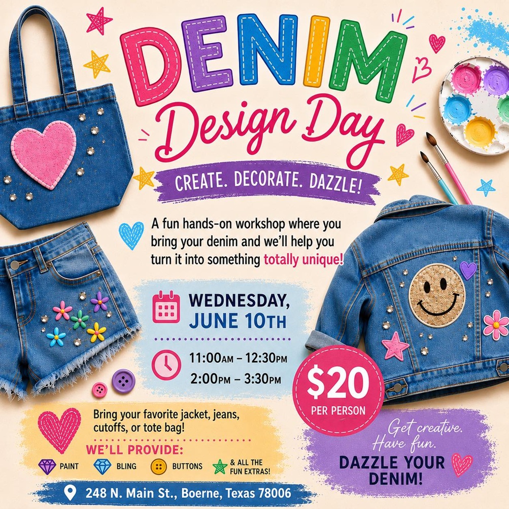 Denim Design Day at 248 N Main Chateau