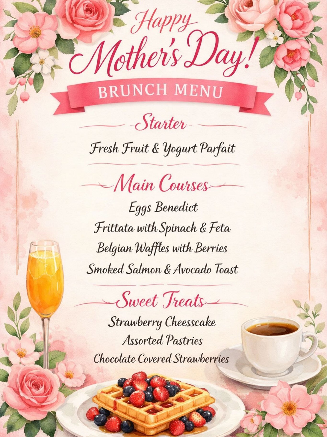 Mother’s Day Brunch at Shelby’s Dae-ly Meals – Catering & Cafe