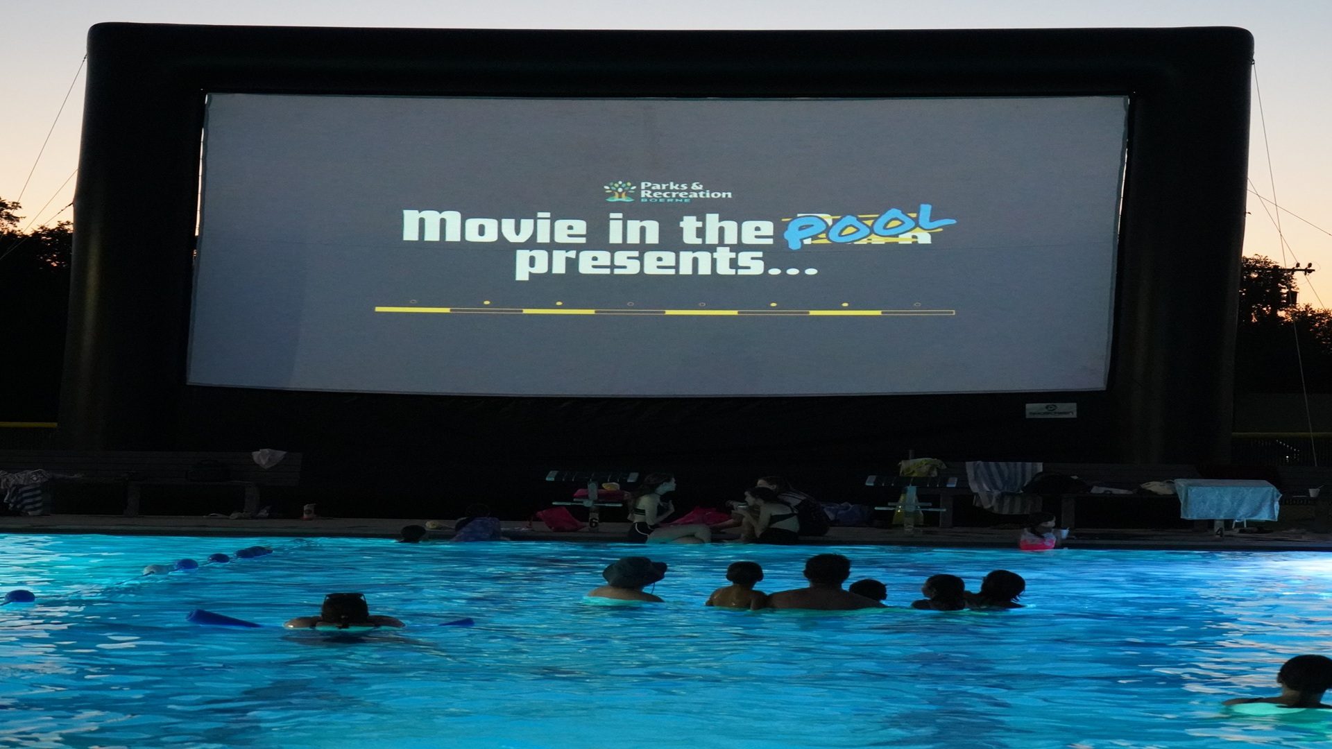 Movie in the Pool at The Boerne Pool