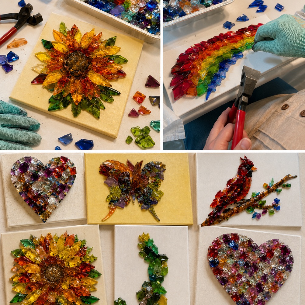 Smash Glass Art Workshop at April’s Art Haus