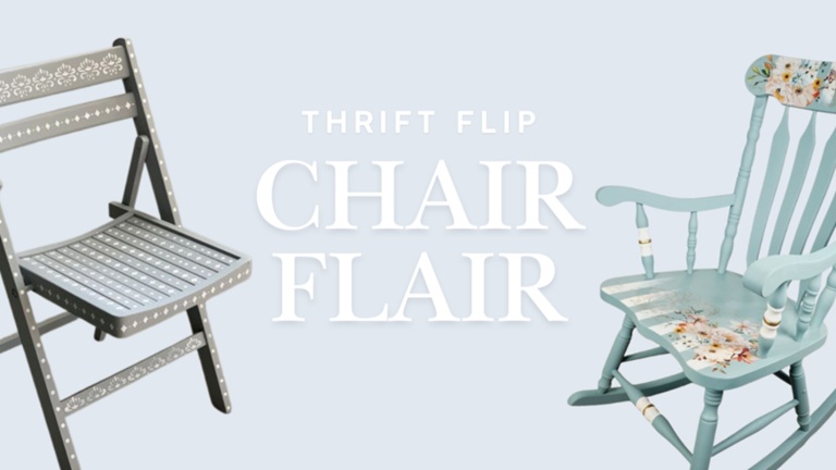 Thrift Flip: Chair Flair at The Downtown DIY