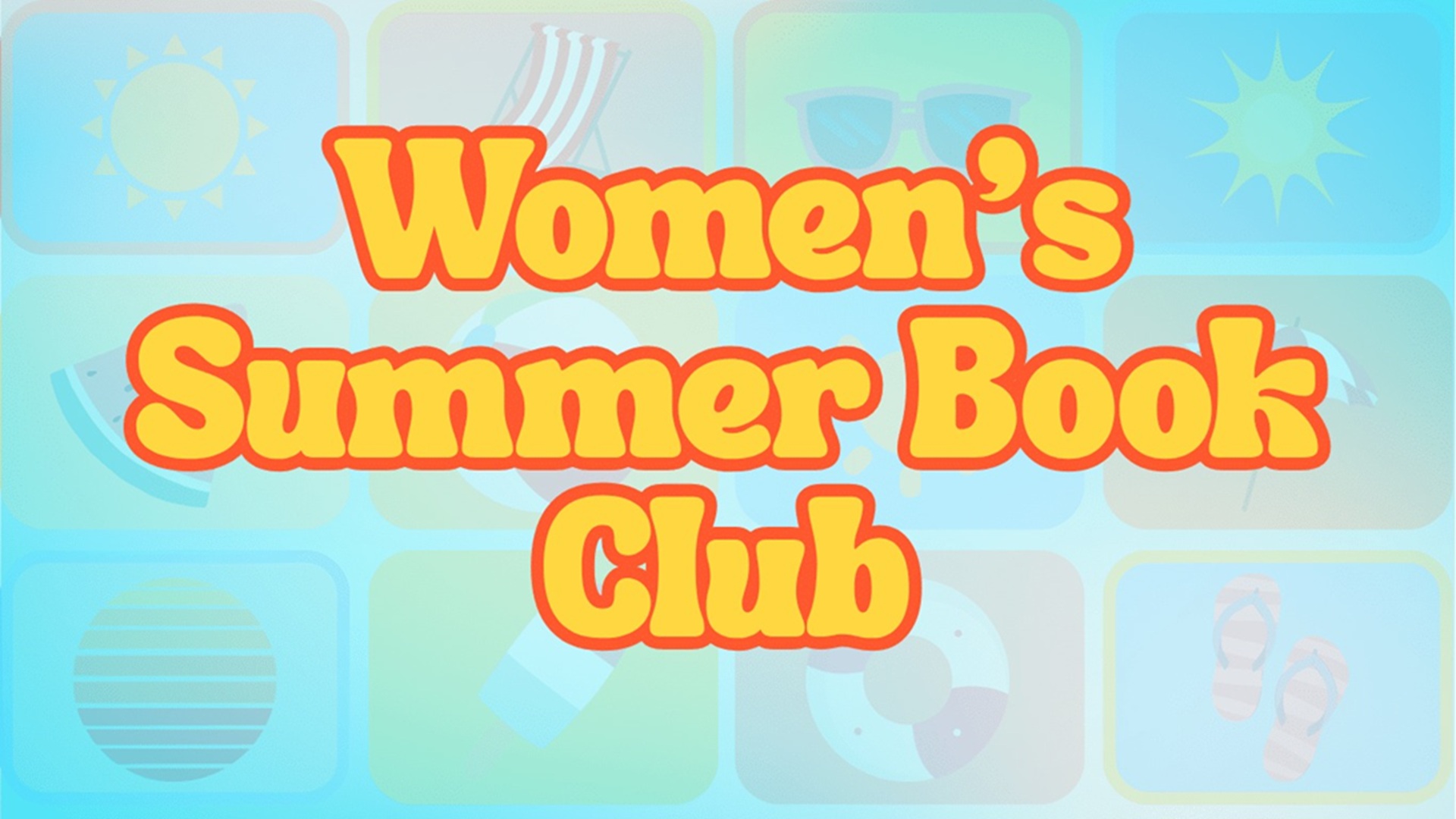 Women’s Summer Book Club at FBC Boerne Youth Building