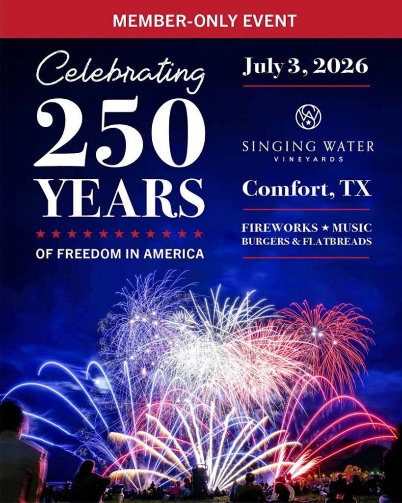 Celebrating 250 Years of Freedom in America at Singing Water Vineyards