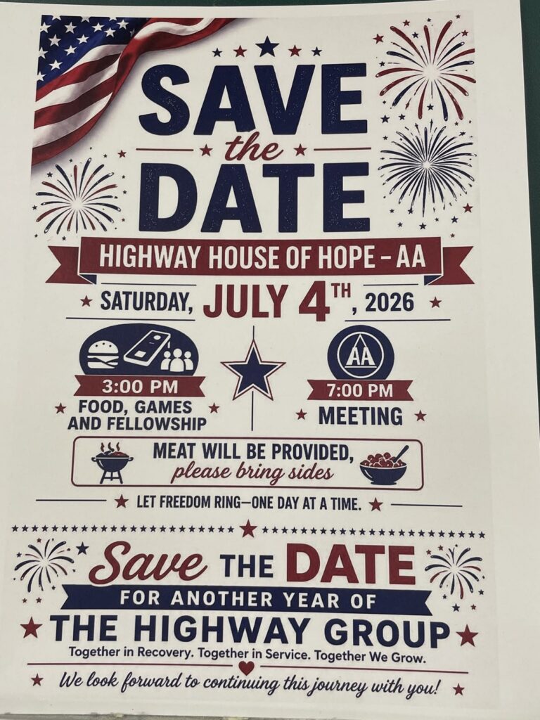 July 4th Celebration at Highway House of Hope