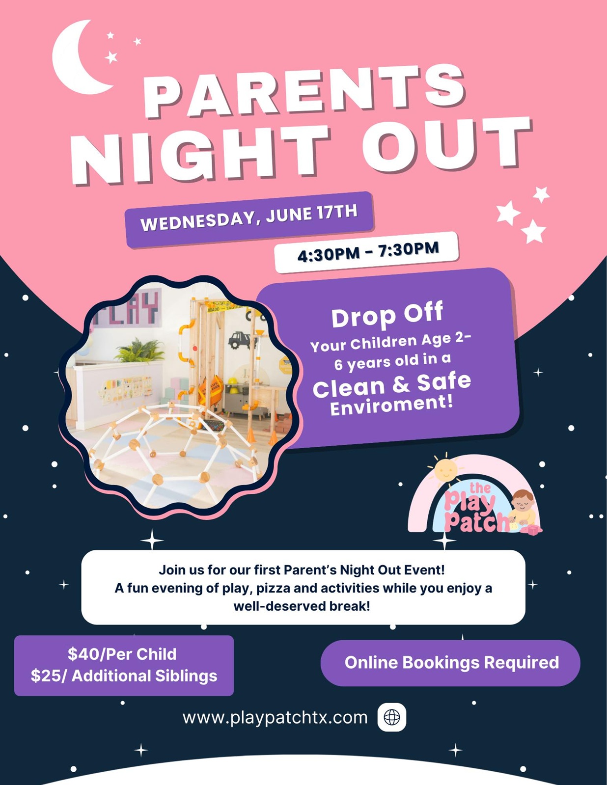 Parents’ Night Out at The Play Patch
