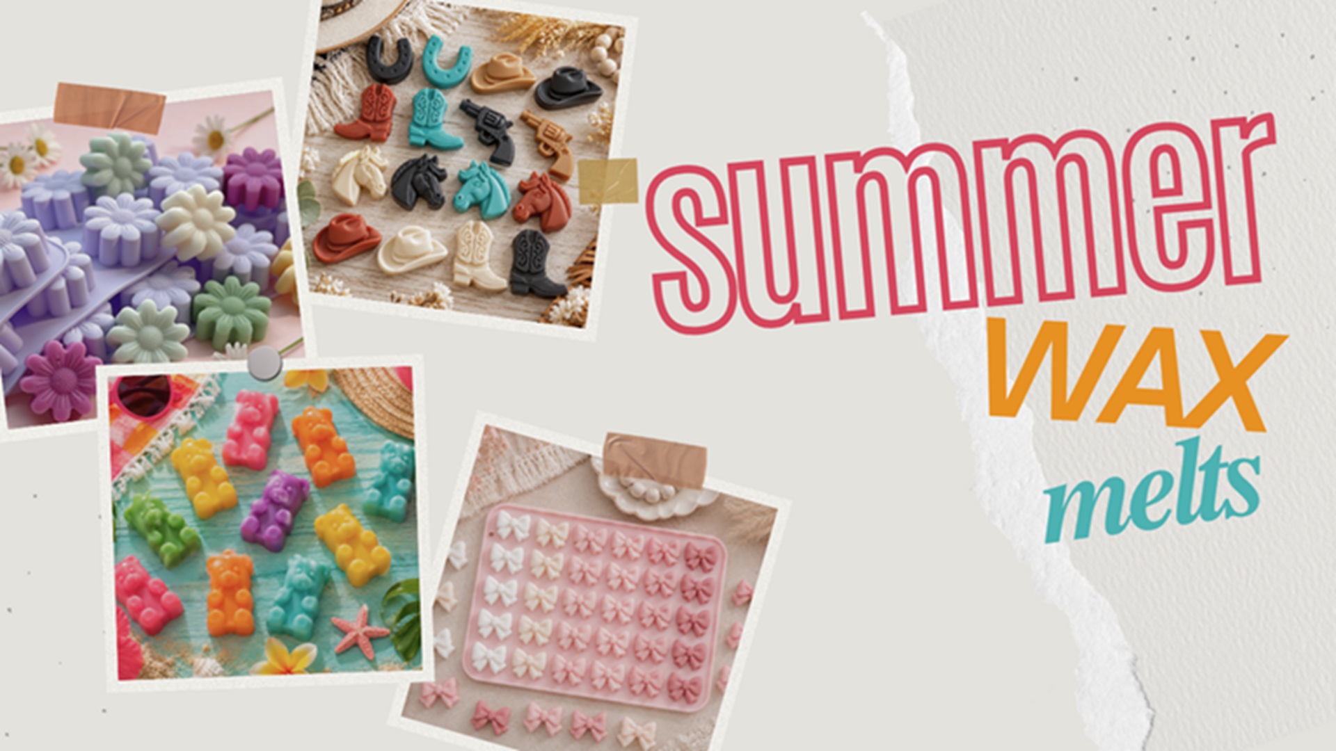 Summer Inspired Wax Melts at The Downtown DIY