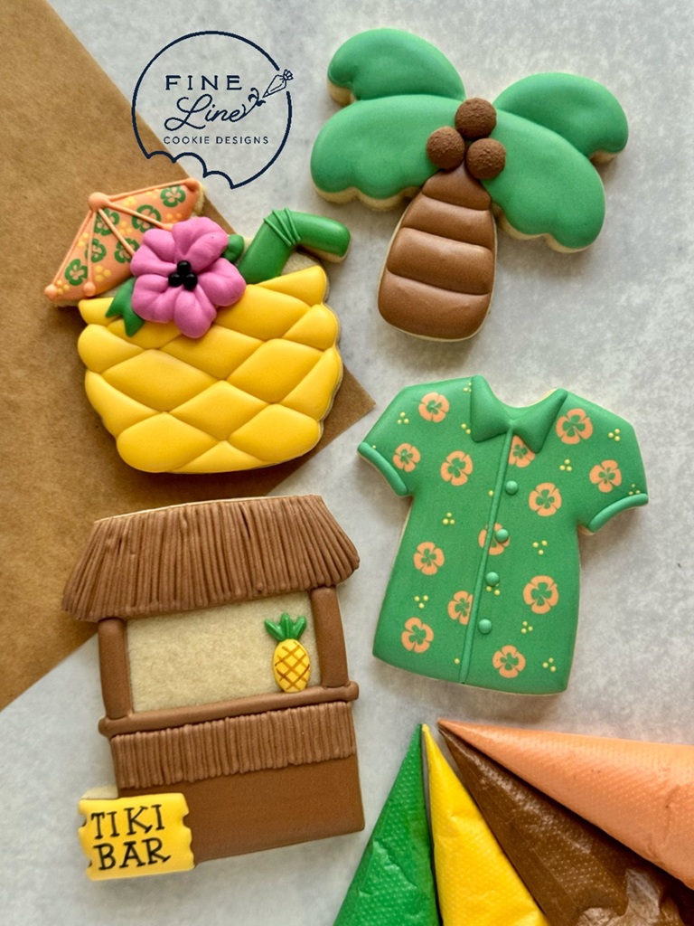 Tiki Time Cookie Decorating Class at Bettina’s Sailing Club