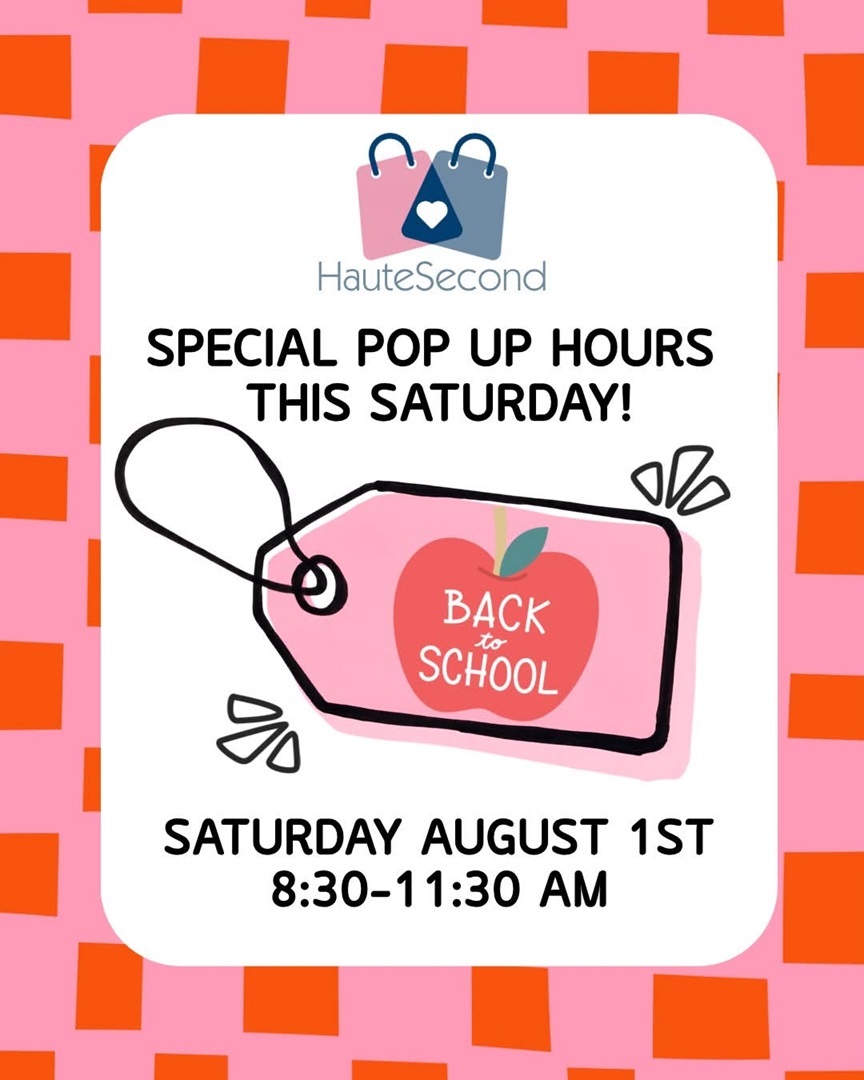 Back-to-School Pop-Up at Haute Second