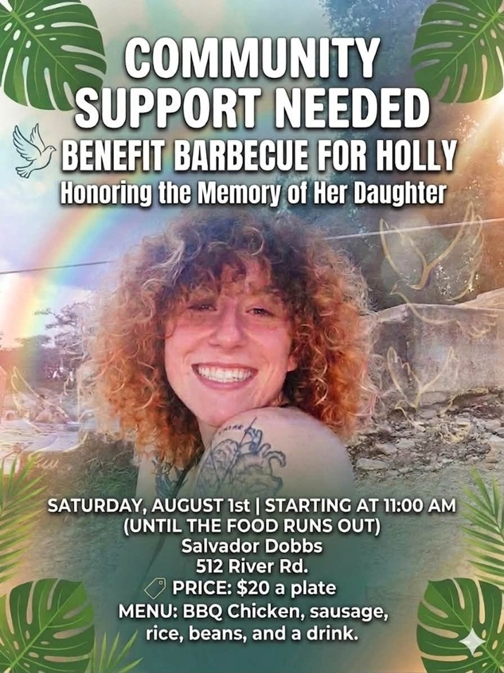 BBQ Plate Fundraiser for Holly at Salvador Dobbs