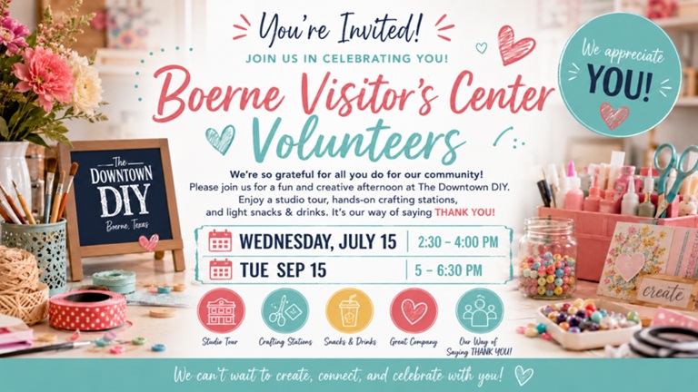 BVC Volunteers Open House & Crafting at The Downtown DIY
