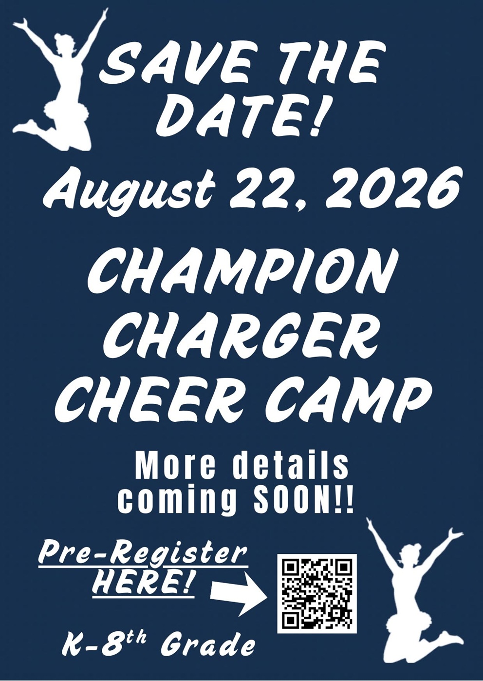 Champion High School Jr. Charger Cheer Camp at Champion High School