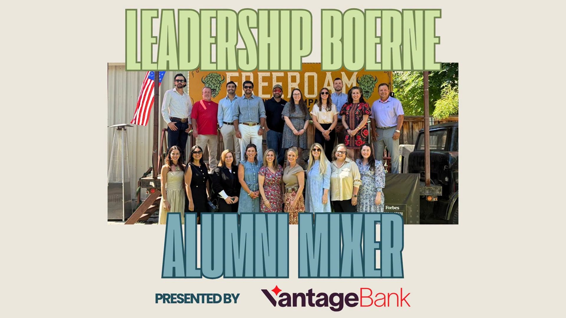 Leadership Boerne Alumni Mixer Presented by Vantage Bank at Cibolo Center for Conservation