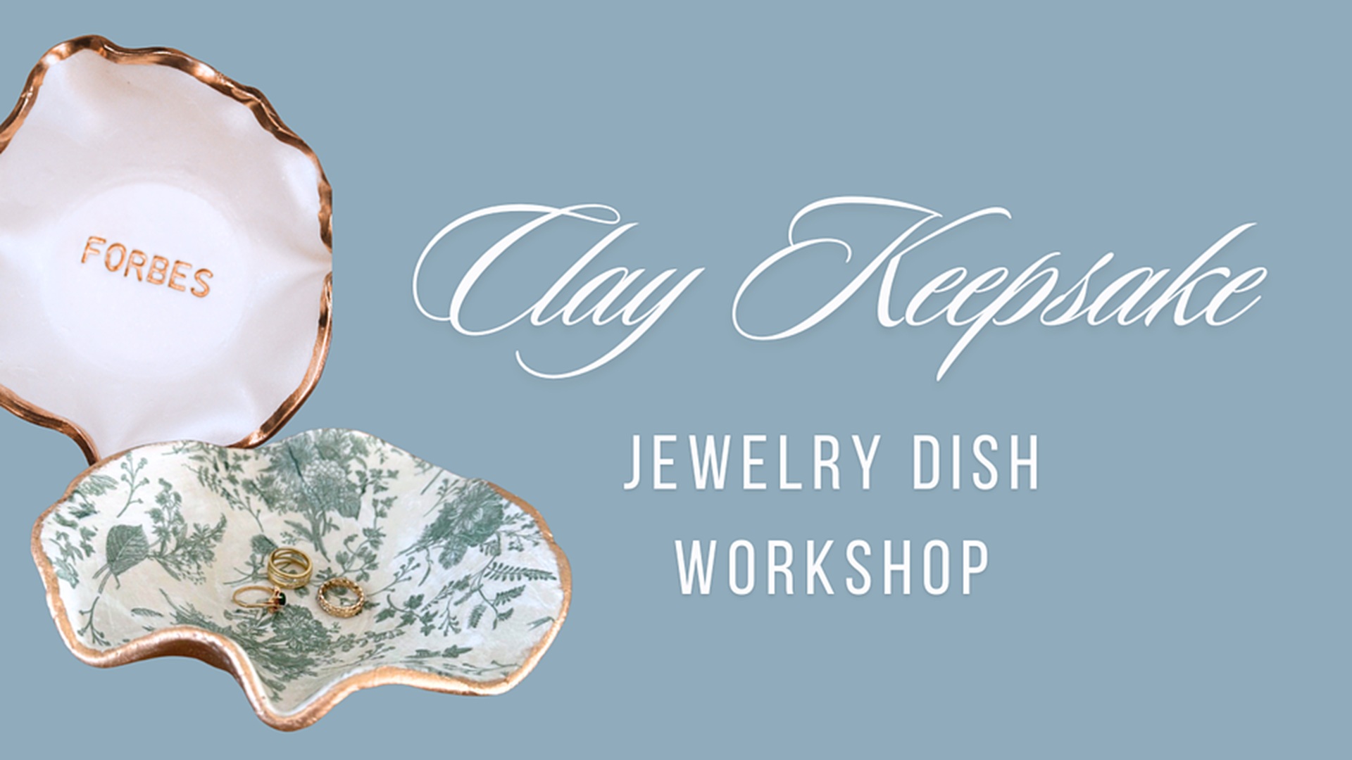 Clay Keepsake: Jewelry Dish Workshop at The Downtown DIY