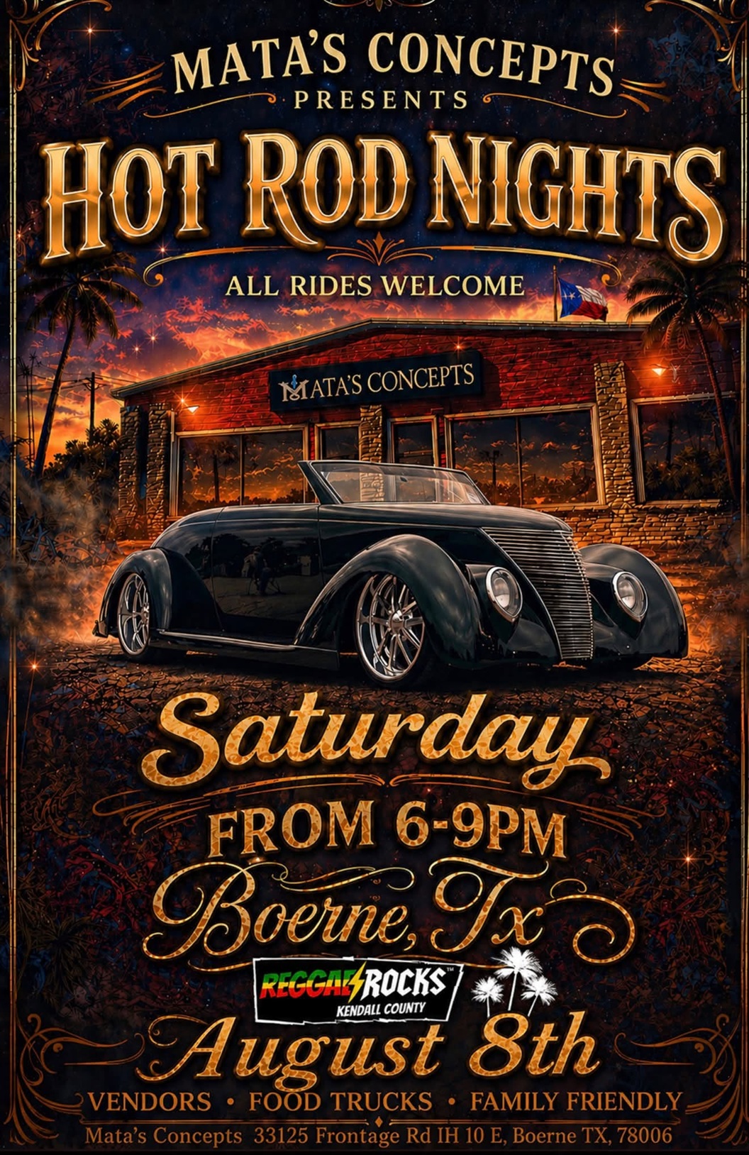 Hot Rod Nights at Mata's Concepts