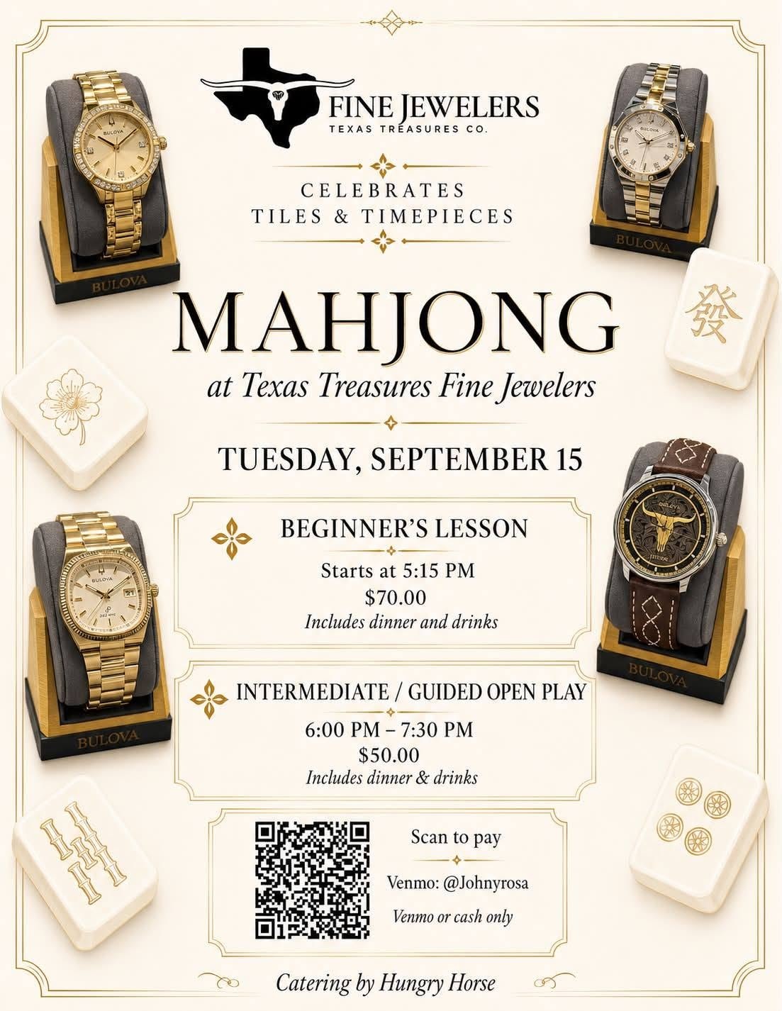Mahjong at Texas Treasures Fine Jewelers