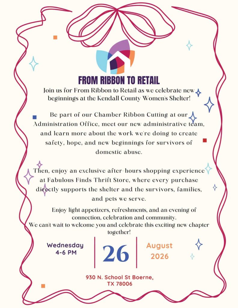 Ribbon to Retail at Kendall County Women’s Shelter