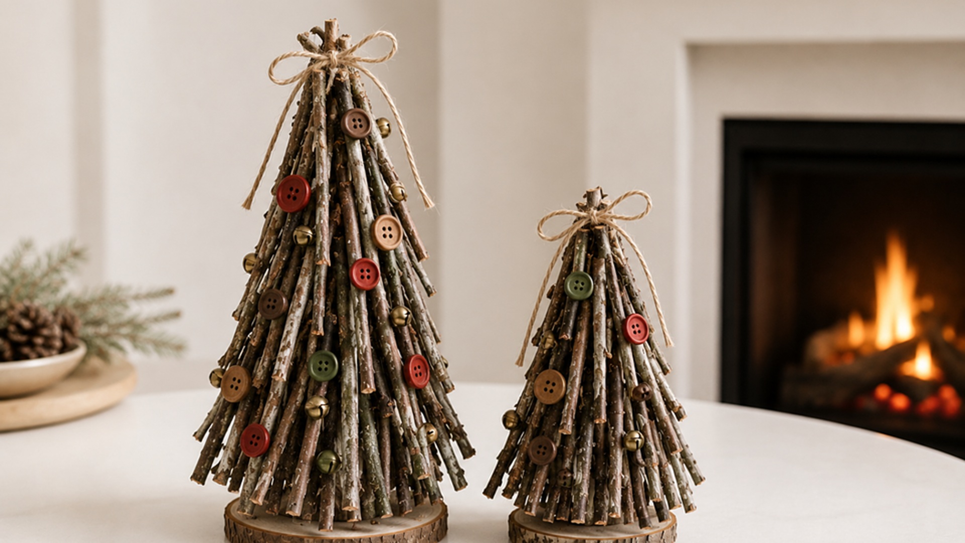 Rustic Christmas Trees at The Downtown DIY