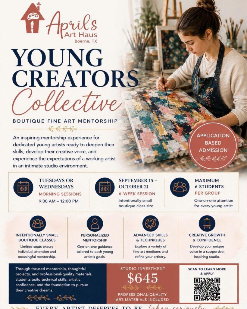Young Creators Collective at April’s Art Haus