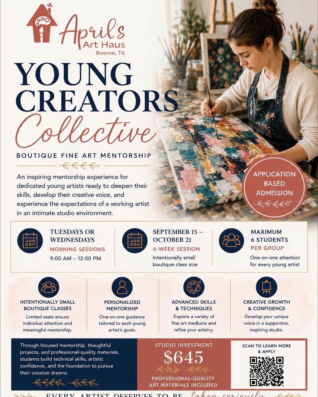 Young Creators Collective at April’s Art Haus